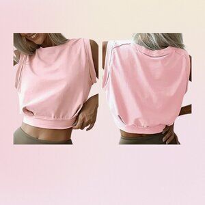 Arrive Guide Cropped Tank – Pink (M)